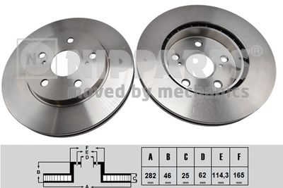 N3302207 NIPPARTS Тормозной диск