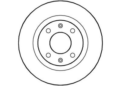NBD022 NATIONAL Тормозной диск