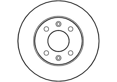 NBD023 NATIONAL Тормозной диск
