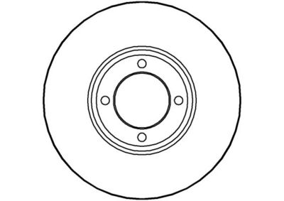 NBD024 NATIONAL Тормозной диск