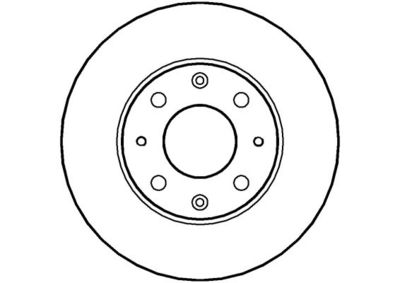 NBD027 NATIONAL Тормозной диск