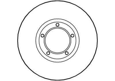 NBD029 NATIONAL Тормозной диск