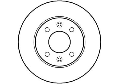 NBD034 NATIONAL Тормозной диск