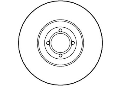 NBD040 NATIONAL Тормозной диск