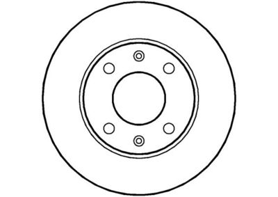 NBD046 NATIONAL Тормозной диск