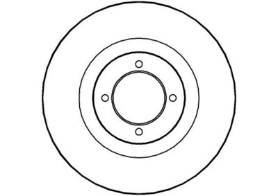 NBD062 NATIONAL Тормозной диск