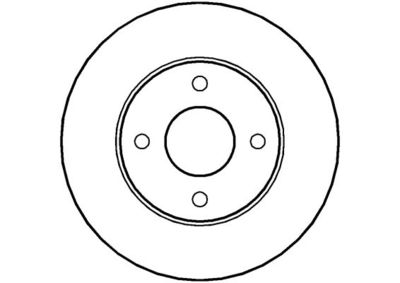 NBD063 NATIONAL Тормозной диск