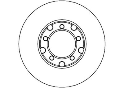 NBD073 NATIONAL Тормозной диск