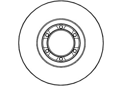 NBD082 NATIONAL Тормозной диск
