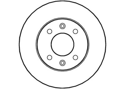 NBD083 NATIONAL Тормозной диск