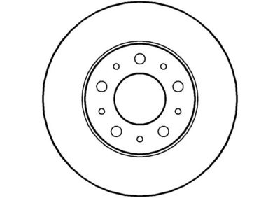 NBD087 NATIONAL Тормозной диск