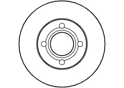 NBD094 NATIONAL Тормозной диск