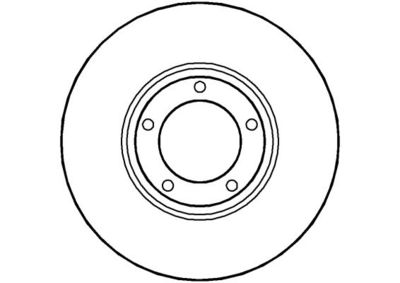 NBD097 NATIONAL Тормозной диск