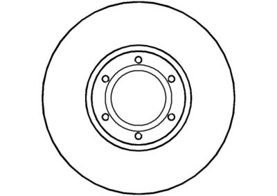 NBD1001 NATIONAL Тормозной диск