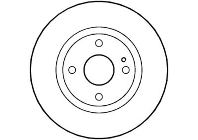NBD1005 NATIONAL Тормозной диск