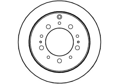NBD1012 NATIONAL Тормозной диск