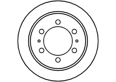 NBD1016 NATIONAL Тормозной диск