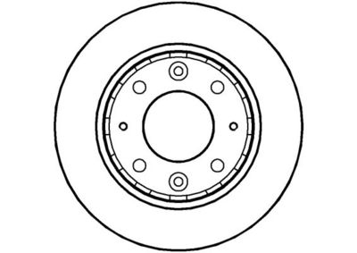 NBD1021 NATIONAL Тормозной диск