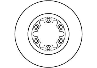 NBD1026 NATIONAL Тормозной диск