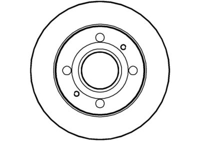 NBD1038 NATIONAL Тормозной диск