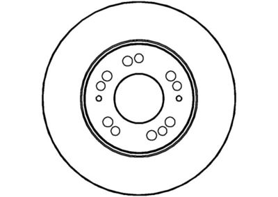 NBD1057 NATIONAL Тормозной диск