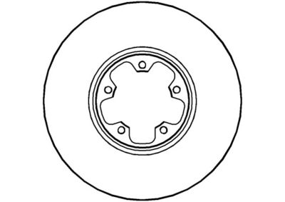 NBD1114 NATIONAL Тормозной диск