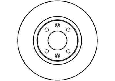 NBD1119 NATIONAL Тормозной диск