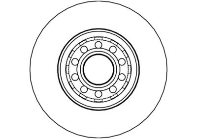 NBD1151 NATIONAL Тормозной диск