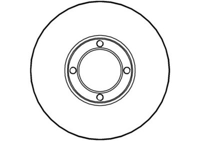 NBD117 NATIONAL Тормозной диск