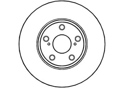 NBD1171 NATIONAL Тормозной диск