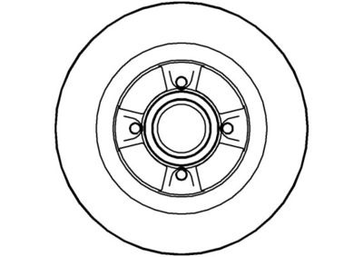 NBD1181 NATIONAL Тормозной диск