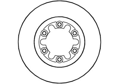 NBD1194 NATIONAL Тормозной диск