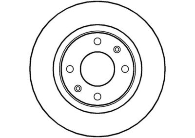 NBD121 NATIONAL Тормозной диск