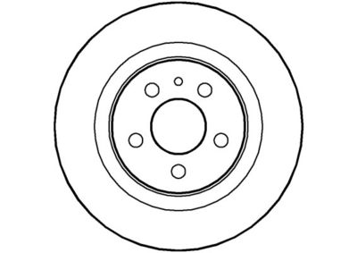 NBD1222 NATIONAL Тормозной диск