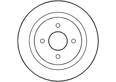 NBD1223 NATIONAL Тормозной диск