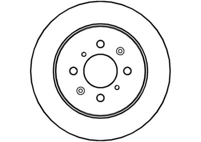 NBD1224 NATIONAL Тормозной диск