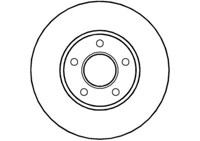 NBD1244 NATIONAL Тормозной диск