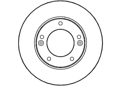 NBD1245 NATIONAL Тормозной диск