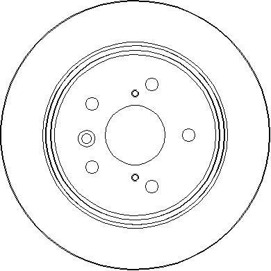 NBD1253 NATIONAL Тормозной диск