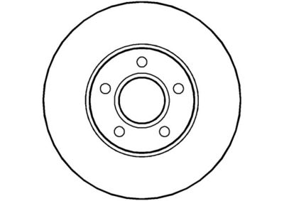 NBD1258 NATIONAL Тормозной диск