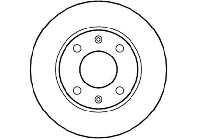 NBD126 NATIONAL Тормозной диск
