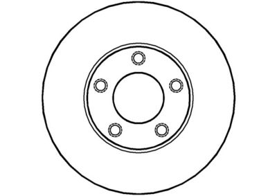 NBD1320 NATIONAL Тормозной диск