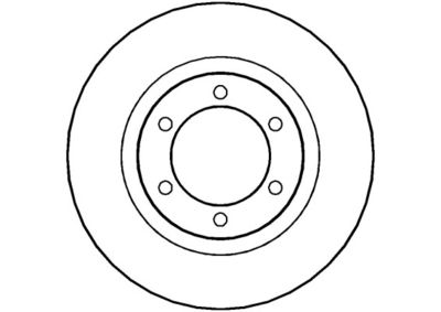 NBD1349 NATIONAL Тормозной диск