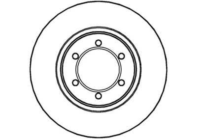 NBD1394 NATIONAL Тормозной диск