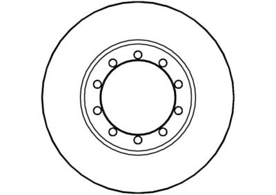 NBD1420 NATIONAL Тормозной диск