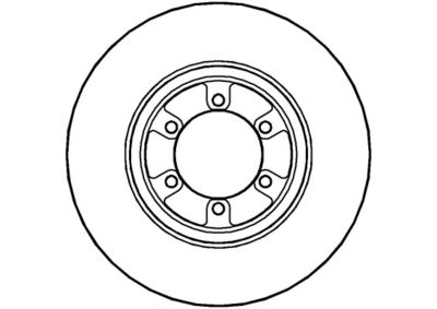 NBD1433 NATIONAL Тормозной диск