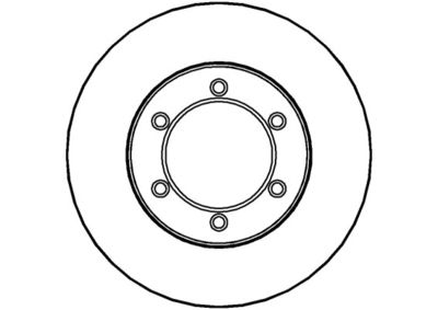 NBD1435 NATIONAL Тормозной диск