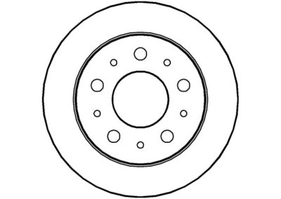 NBD1443 NATIONAL Тормозной диск
