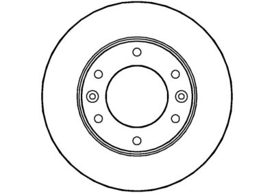 NBD1447 NATIONAL Тормозной диск