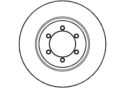 NBD1460 NATIONAL Тормозной диск